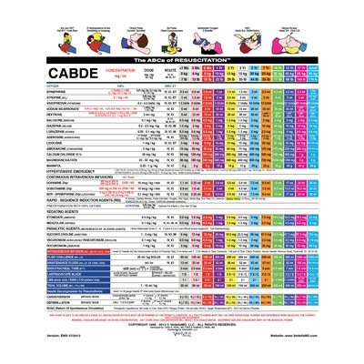 ABC's of Resuscitation® (EMS) Chart (8.5x11)